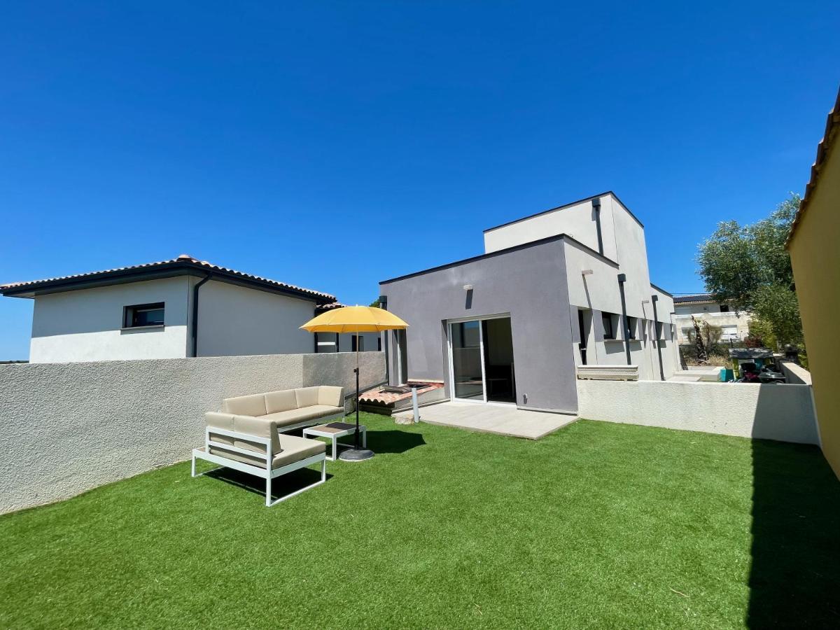 Appartement Souplex Jardin Proche Autoroute, Plages Et Attractions, Wifi - Tv, Calme Bessan Εξωτερικό φωτογραφία