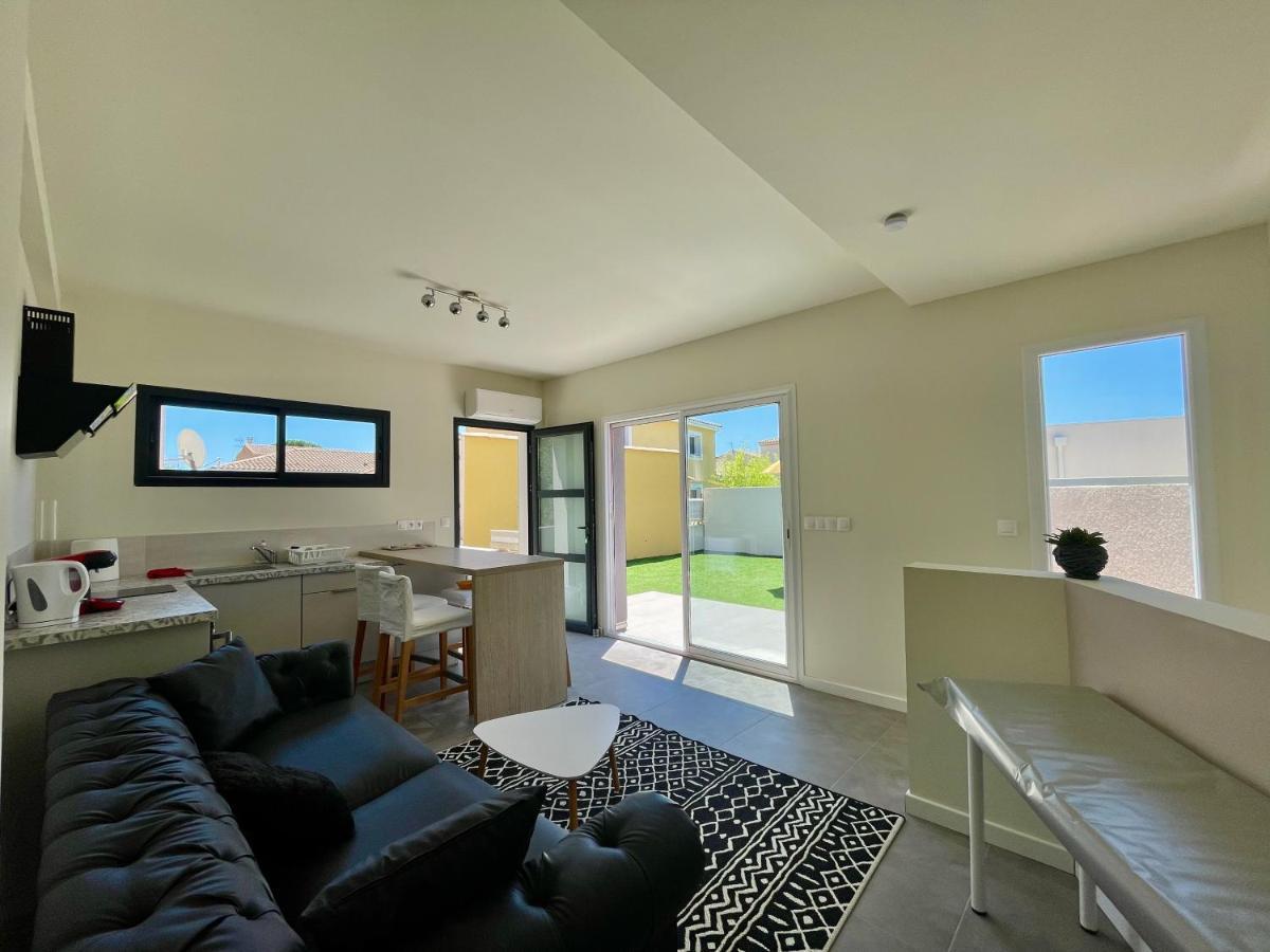 Appartement Souplex Jardin Proche Autoroute, Plages Et Attractions, Wifi - Tv, Calme Bessan Εξωτερικό φωτογραφία