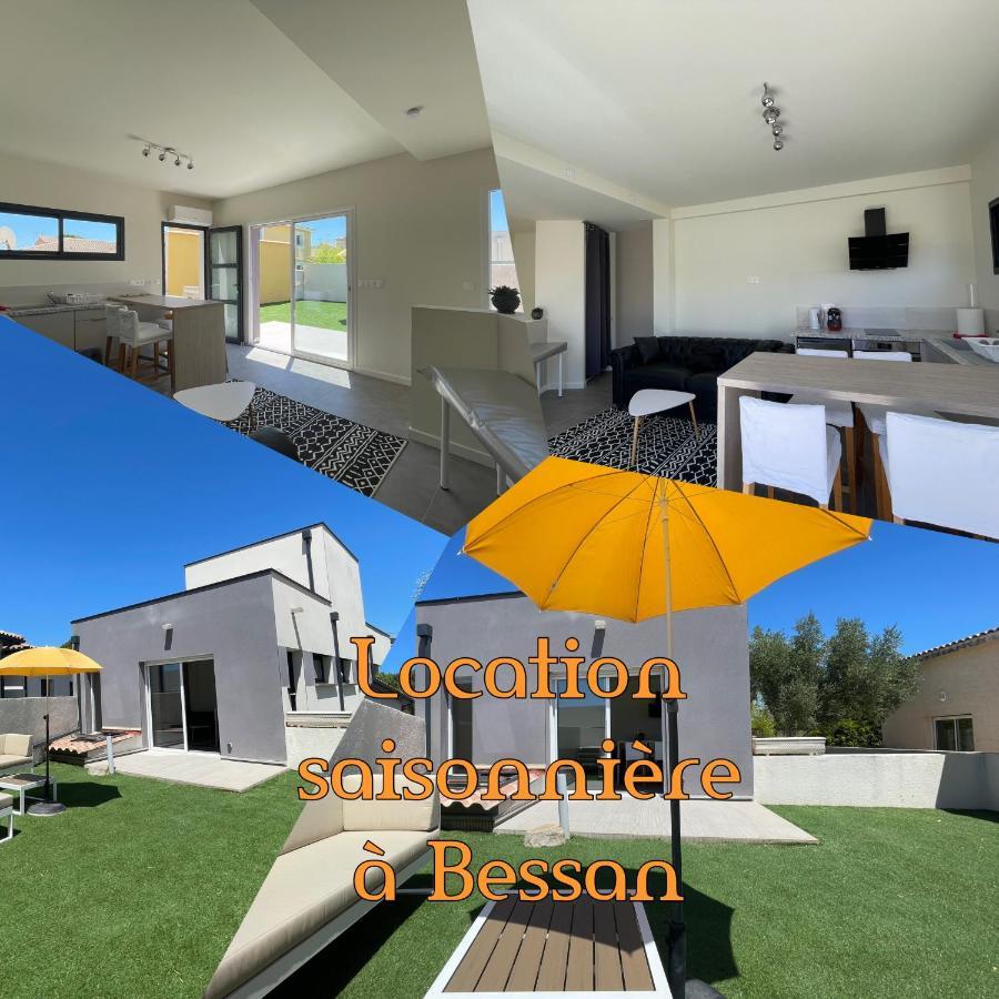 Appartement Souplex Jardin Proche Autoroute, Plages Et Attractions, Wifi - Tv, Calme Bessan Εξωτερικό φωτογραφία